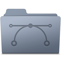 Vector Folder Graphite icon