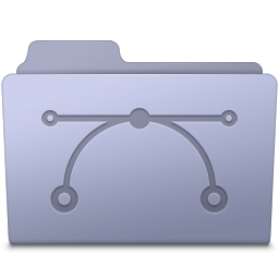 Vector Folder Lavender icon
