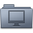 Computer-Folder-Graphite icon