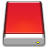 External-Drive-Red icon