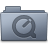 QuickTime Folder Graphite icon
