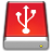USB-Drive-Red icon