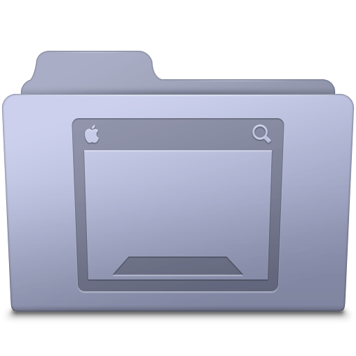 Desktop-Folder-Lavender icon