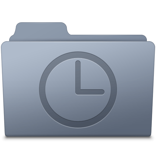 History-Folder-Graphite icon