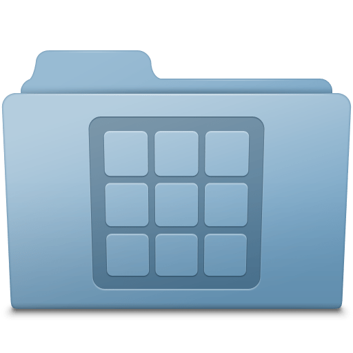 Icons-Folder-Blue icon
