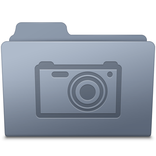 Pictures Folder Graphite icon