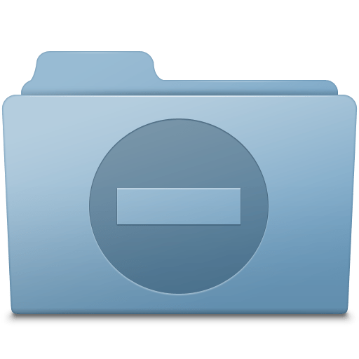 Private Folder Blue icon