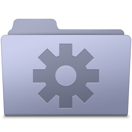 Setting Folder Lavender icon