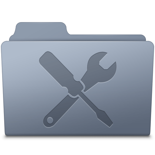 Utilities-Folder-Graphite icon