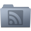 RSS Folder Graphite icon