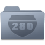 Route Folder Graphite icon