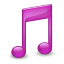 Sidebar Music Purple icon