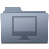 Computer-Folder-Graphite icon