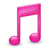 Sidebar-Music-Pink icon