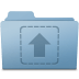 Upload-Folder-Blue icon