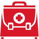 Doctor Briefcase red icon