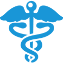 Health-Sign-blue icon