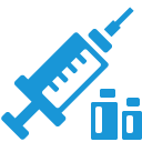 Syringe-blue icon