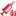 Syringe red icon