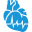 Cardiology blue icon