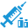 Syringe-blue icon