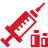 Syringe-red icon