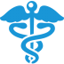 Health-Sign-blue icon