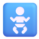 Baby Symbol 3d icon