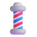 Barber Pole 3d icon