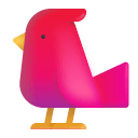 Bird 3d icon
