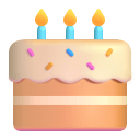 Birthday Cake 3d icon