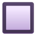 Black Square Button 3d icon