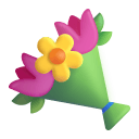 Bouquet 3d icon