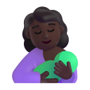 Breast Feeding 3d Dark icon