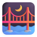 Bridge At Night 3d icon