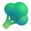 Broccoli 3d icon