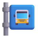Bus Stop 3d icon