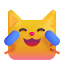 Cat With Tears Of Joy 3d icon