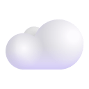 Cloud 3d icon