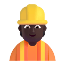 Construction Worker 3d Dark icon