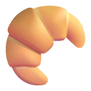 Croissant 3d icon