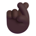Crossed-Fingers-3d-Dark icon