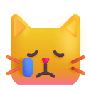 Crying Cat 3d icon