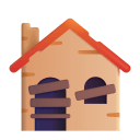 Derelict House 3d icon