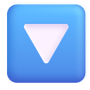 Downwards Button 3d icon