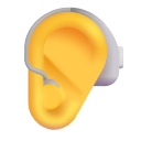 Ear-With-Hearing-Aid-3d-Default icon