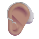 Ear-With-Hearing-Aid-3d-Medium icon