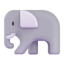 Elephant 3d icon