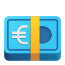 Euro Banknote 3d icon