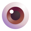 Eye 3d icon